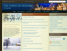 Tablet Screenshot of freeportmaine.com